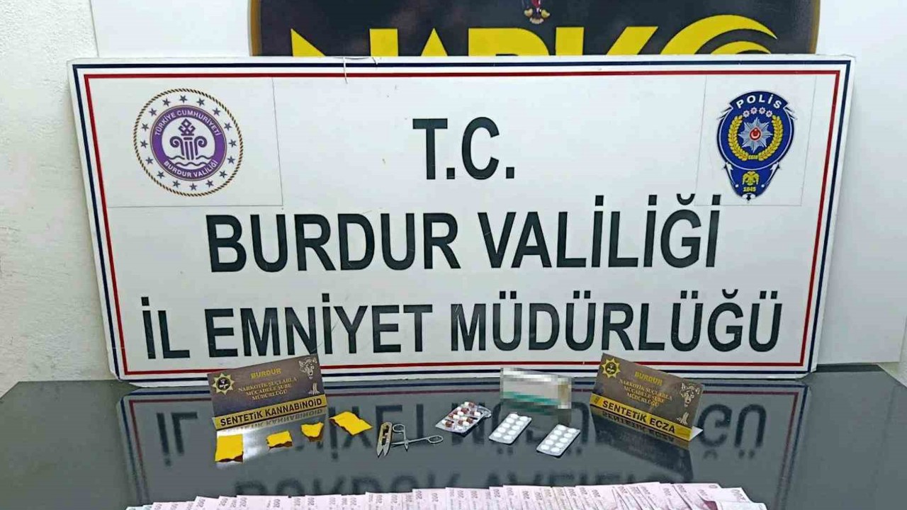 Burdur’da uyuşturucu ile mücadele sürüyor
