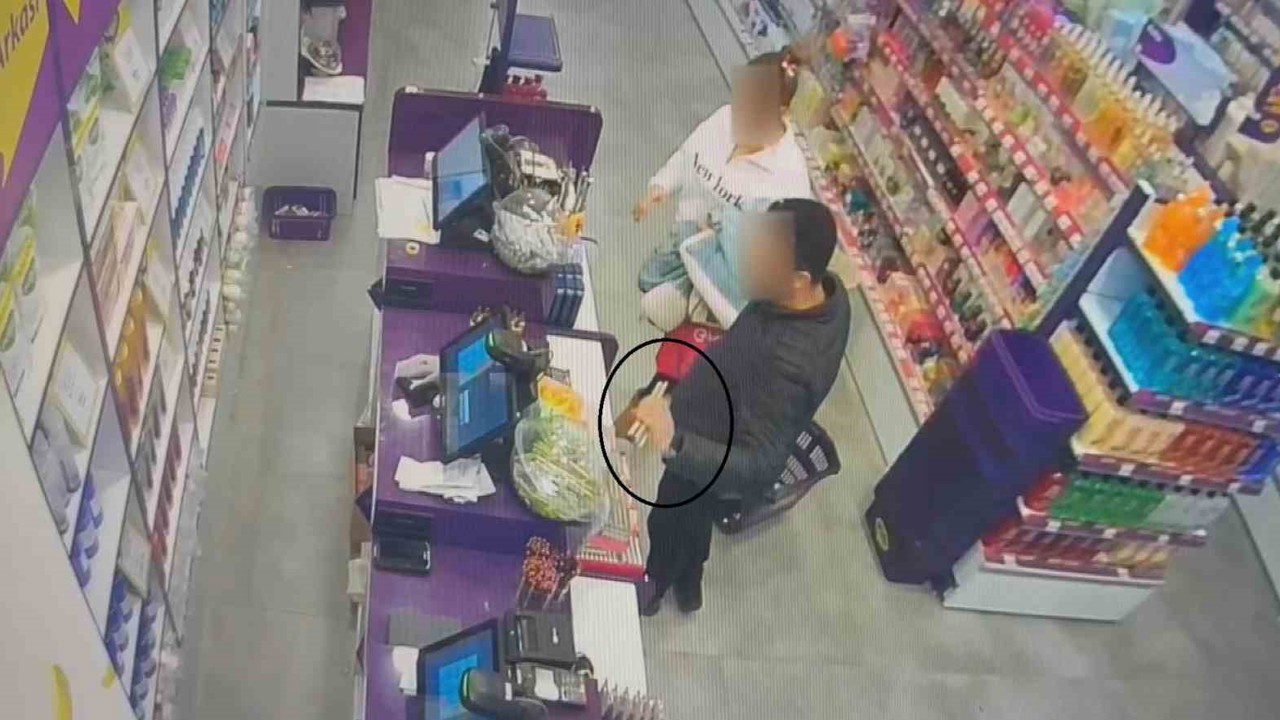 Kozmetik market zincirine dadanan anne, baba ve kız 3 aylık süreçte 1 milyon 200 bin TL’lik ürün çaldı
