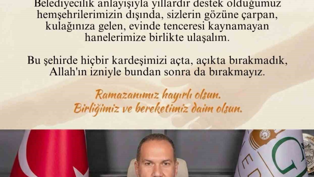 Başkan Özdemir: "Bu şehirde tenceresi kaynamayan kimse kalmasın"
