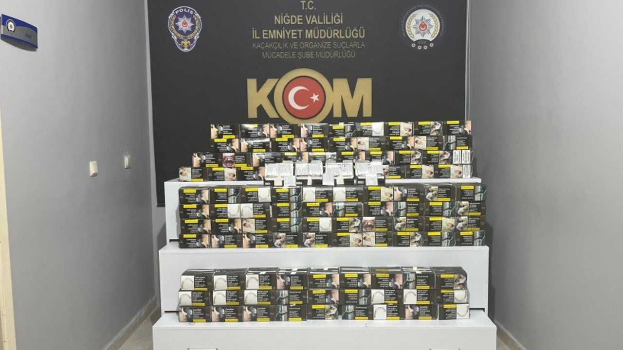 Niğde’de kaçak tütün operasyonu: 2 şüpheli yakalandı
