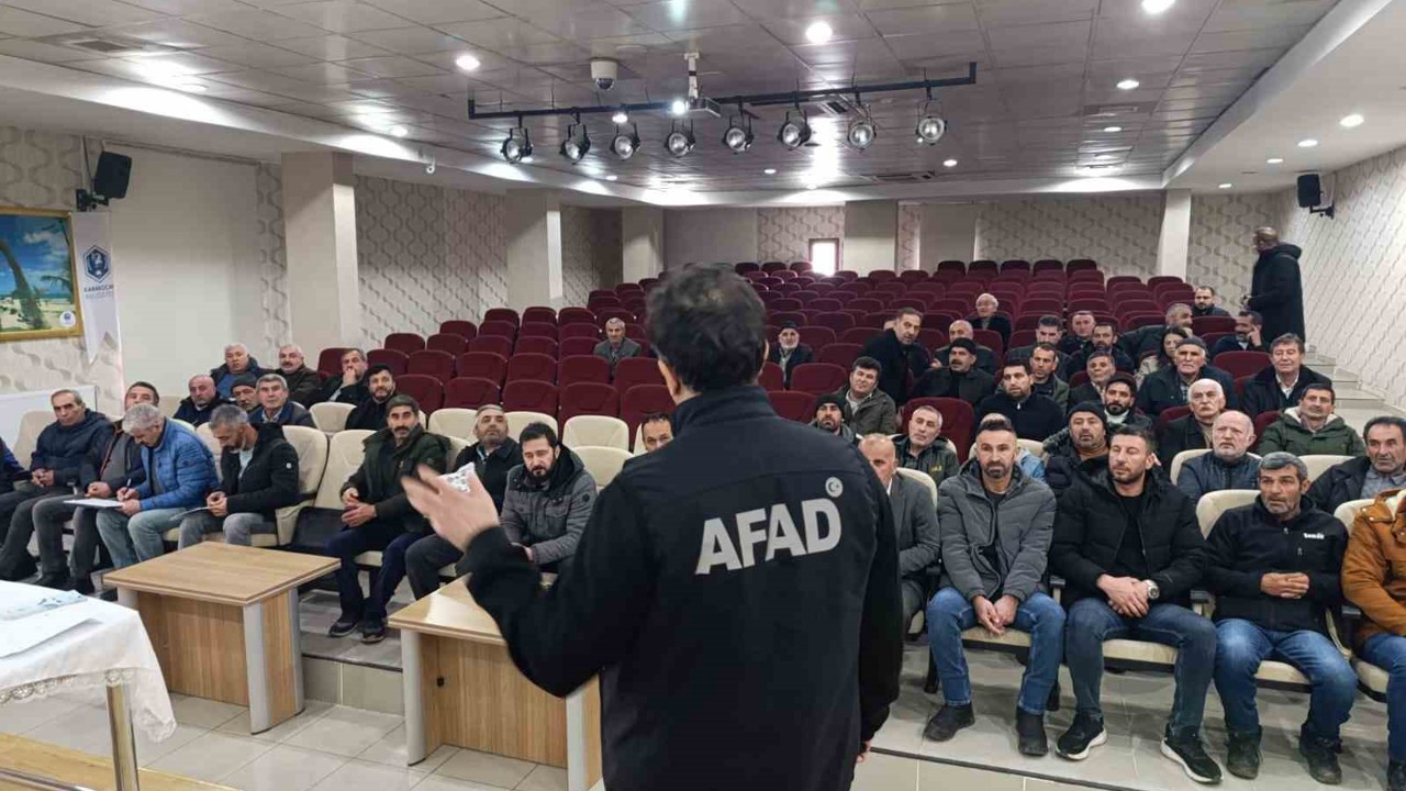 Elazığ’da çığ eğitimleri sürüyor
