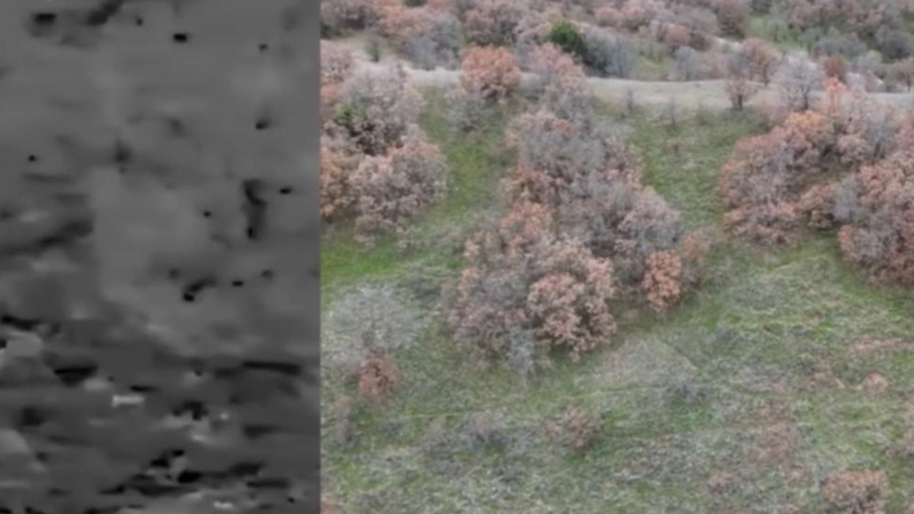 Termal drone destekli denetimde 2 kaçak avcı yakalandı
