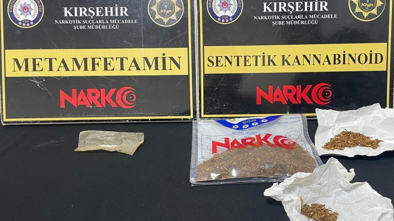 Kırşehir’de uyuşturucu operasyonu: 1 şüpheli tutuklandı
