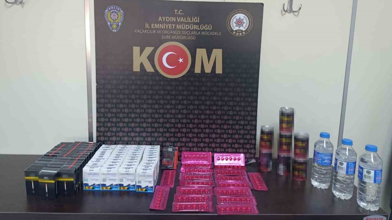 Yüzlerce makaron ele geçirildi
