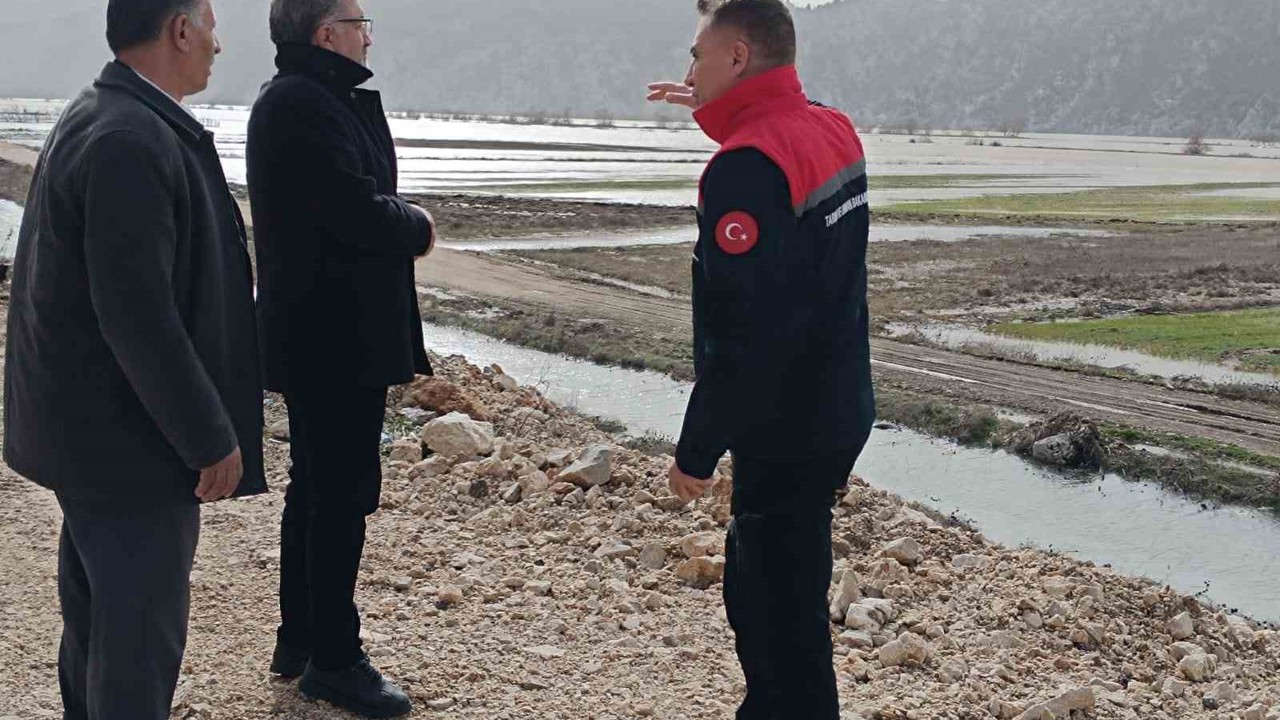 Gembos Ovası’nda taşkın sonrası inceleme
