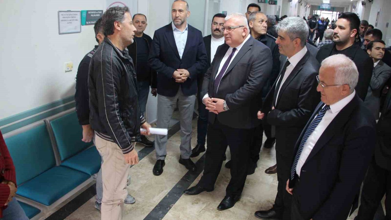 Kumluca Devlet Hastanesi’nde 1 yılda 424 bin 651 hasta muayene edildi
