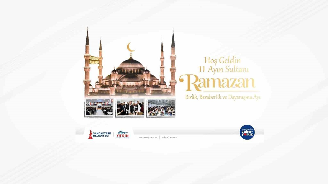 Sancaktepe’de Ramazan coşkusu: Ay boyunca kesintisiz etkinlik ve dev iftar sofraları
