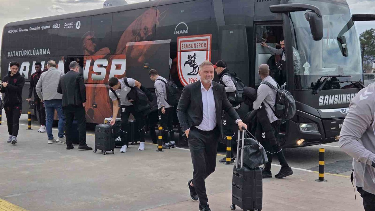 Samsunspor, Kuzey Makedonya’ya gitti
