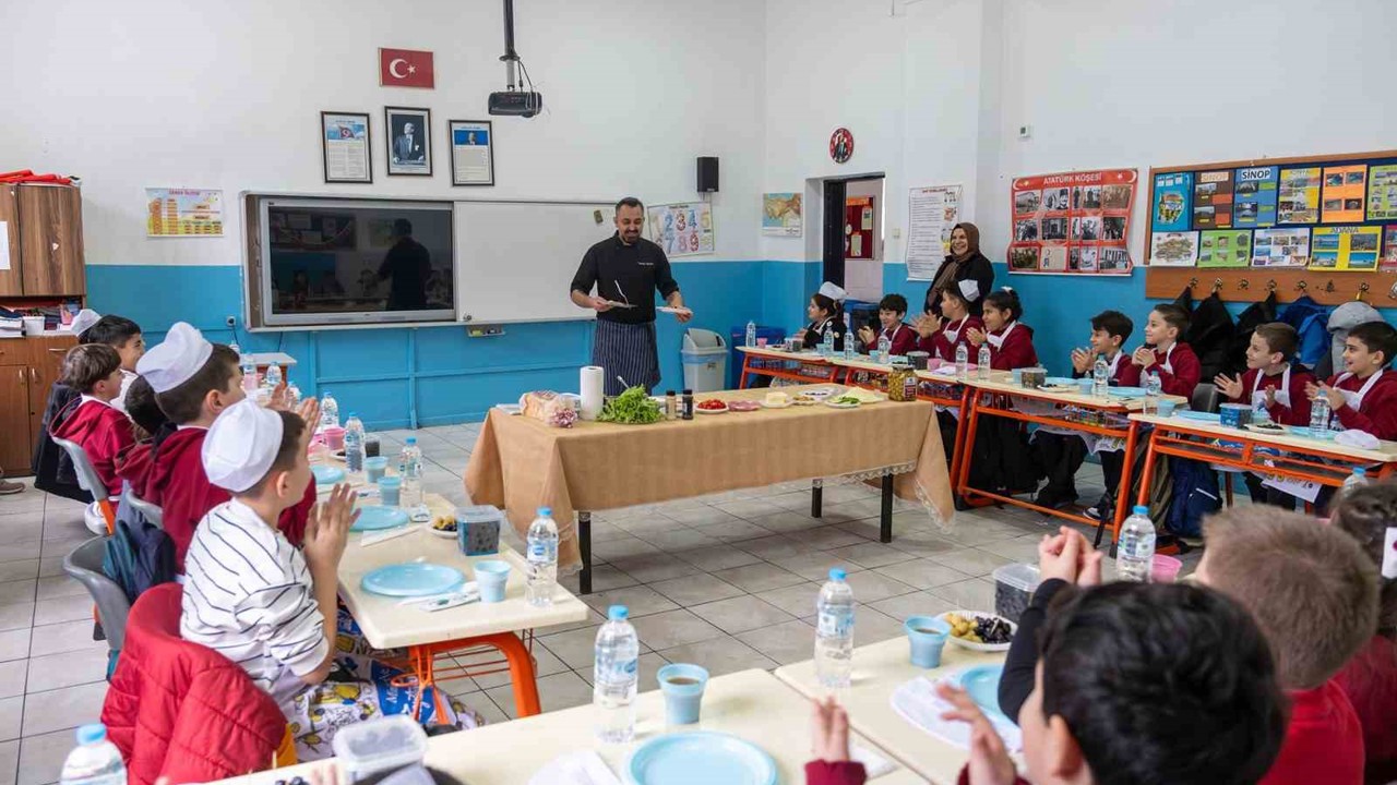 Marmarabirlik minik şeflerle sağlıklı nesiller yetiştiriyor
