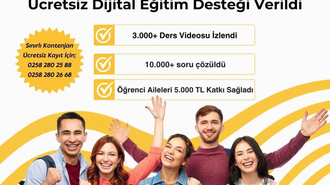 Denizli’de Eğitimde Fırsat Eşitliği Projesi ile 5 bin gence ulaştı
