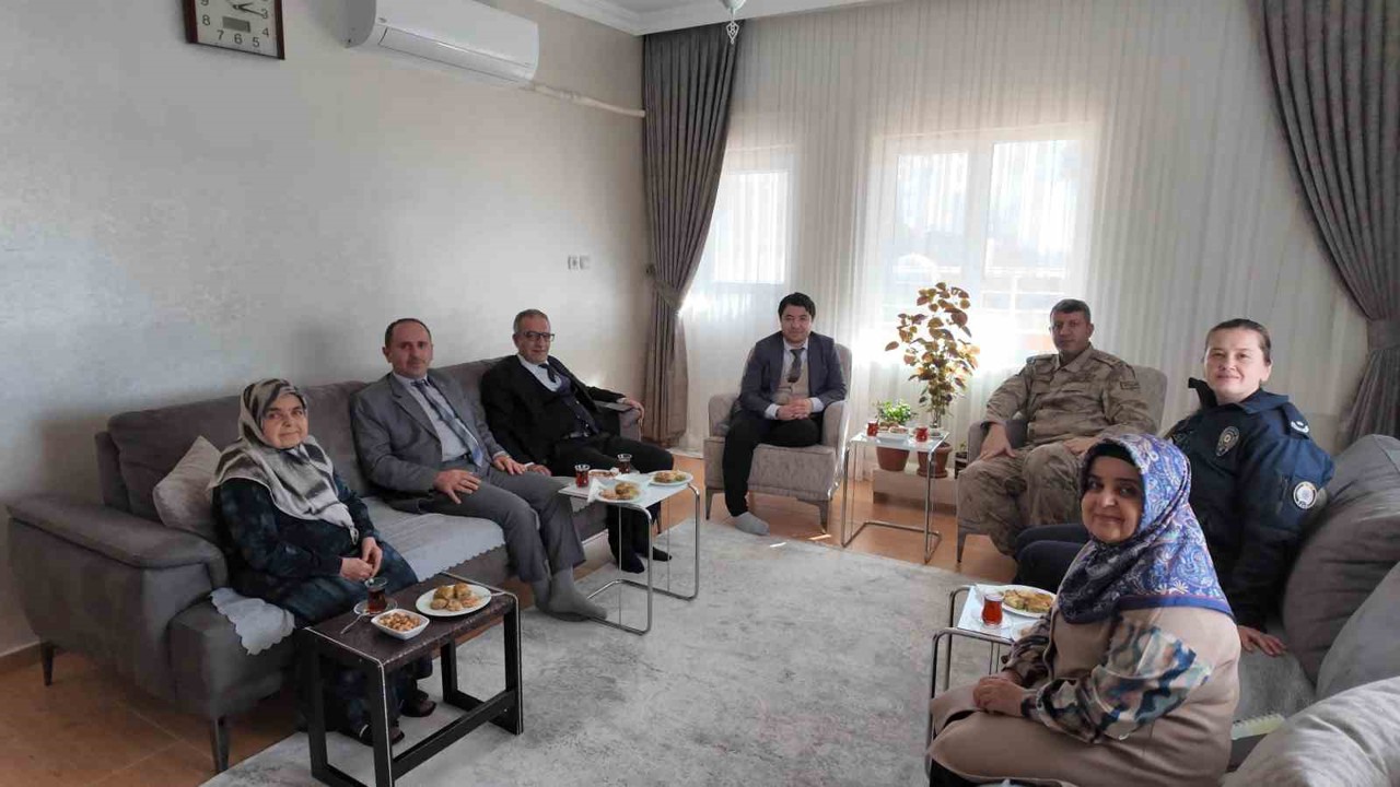 Gercüş’te şehit yakınları ve gazilere vefa ziyareti
