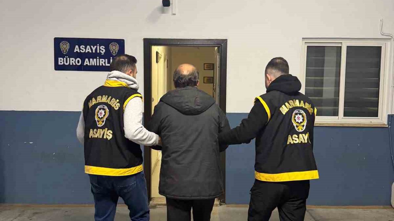 Hapis cezası aranan şahıs Marmaris’te yakalandı
