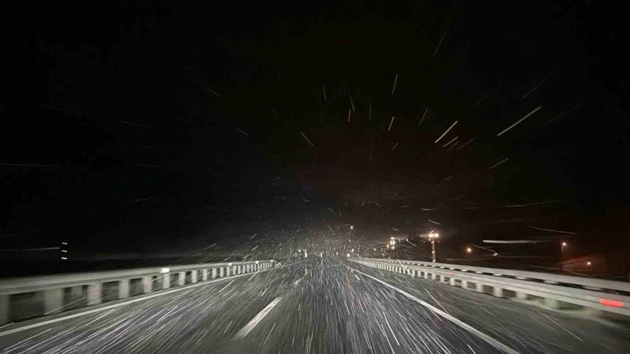 Düzce’de kar yağışı başladı
