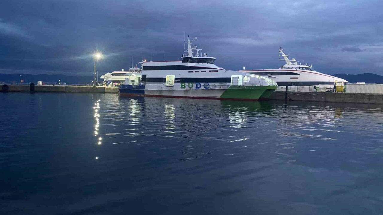 BUDO’nun bazı seferleri olumsuz hava şartları nedeniyle iptal edildi
