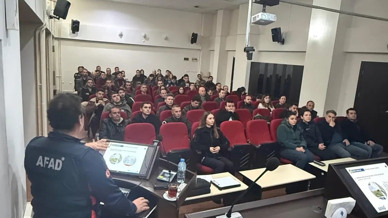 Muğla emniyetinde KBRN tehditlerine karşı eğitim
