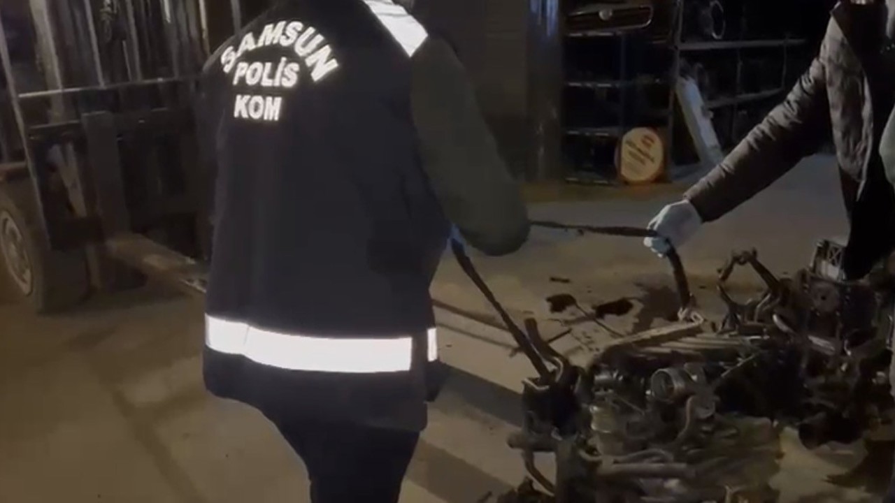 Samsun’da 5 milyonluk kaçak motor operasyonu
