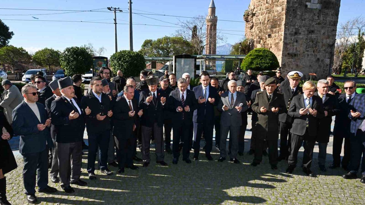 Antalya’nın Kurtuluş Savaşı’nda verdiği ilk sivil şehidi törenle anıldı
