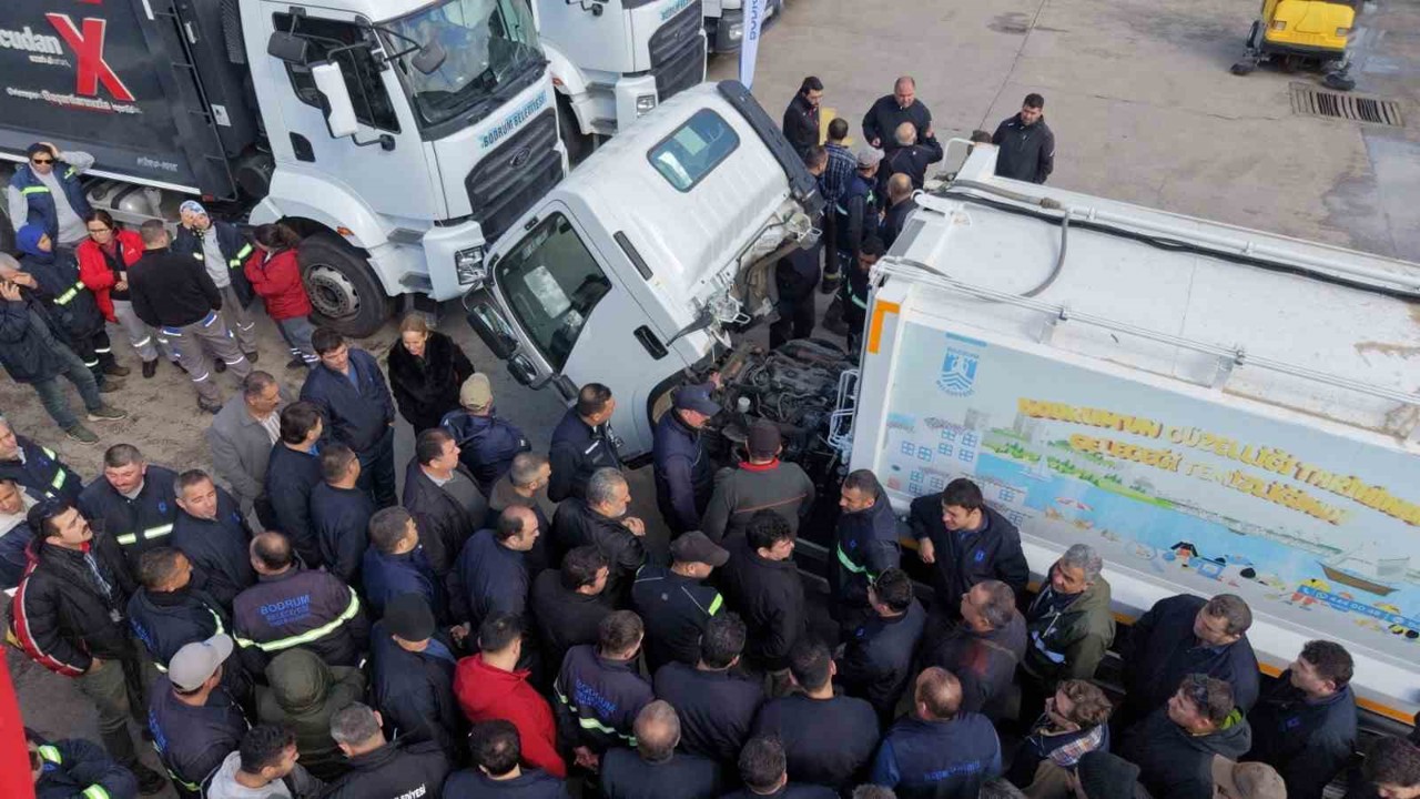 Bodrum Belediyesi’nde araç ve ekipman kullanımı eğitimi
