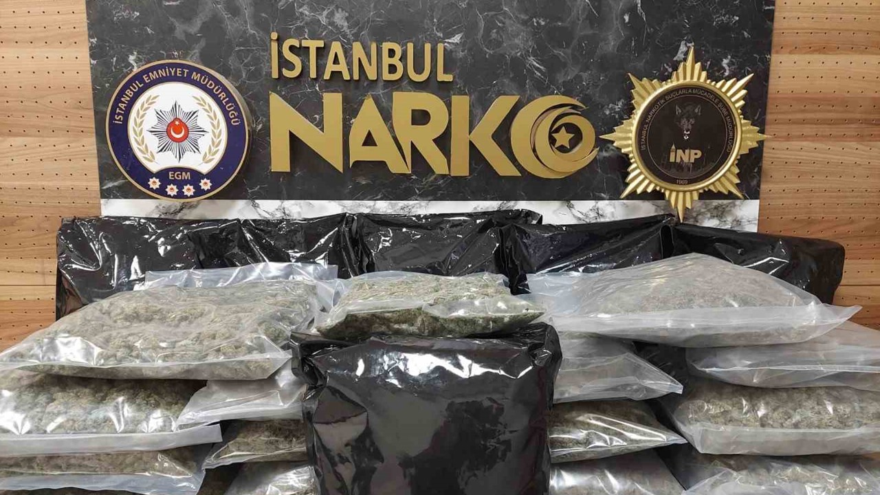 İstanbul’da uyuşturucu operasyonu: 22 kilo 450 gram skunk ele geçirildi
