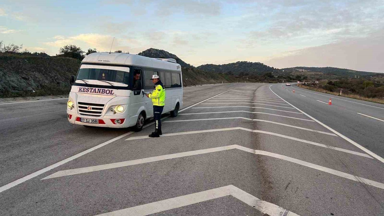 Çanakkale’de 509 araç trafikten men edildi
