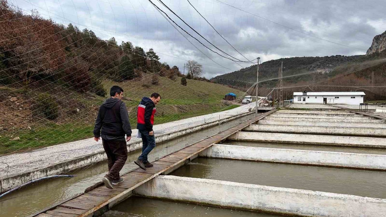 Çavdarhisar’da su ürünleri üretim tesislerinde denetim
