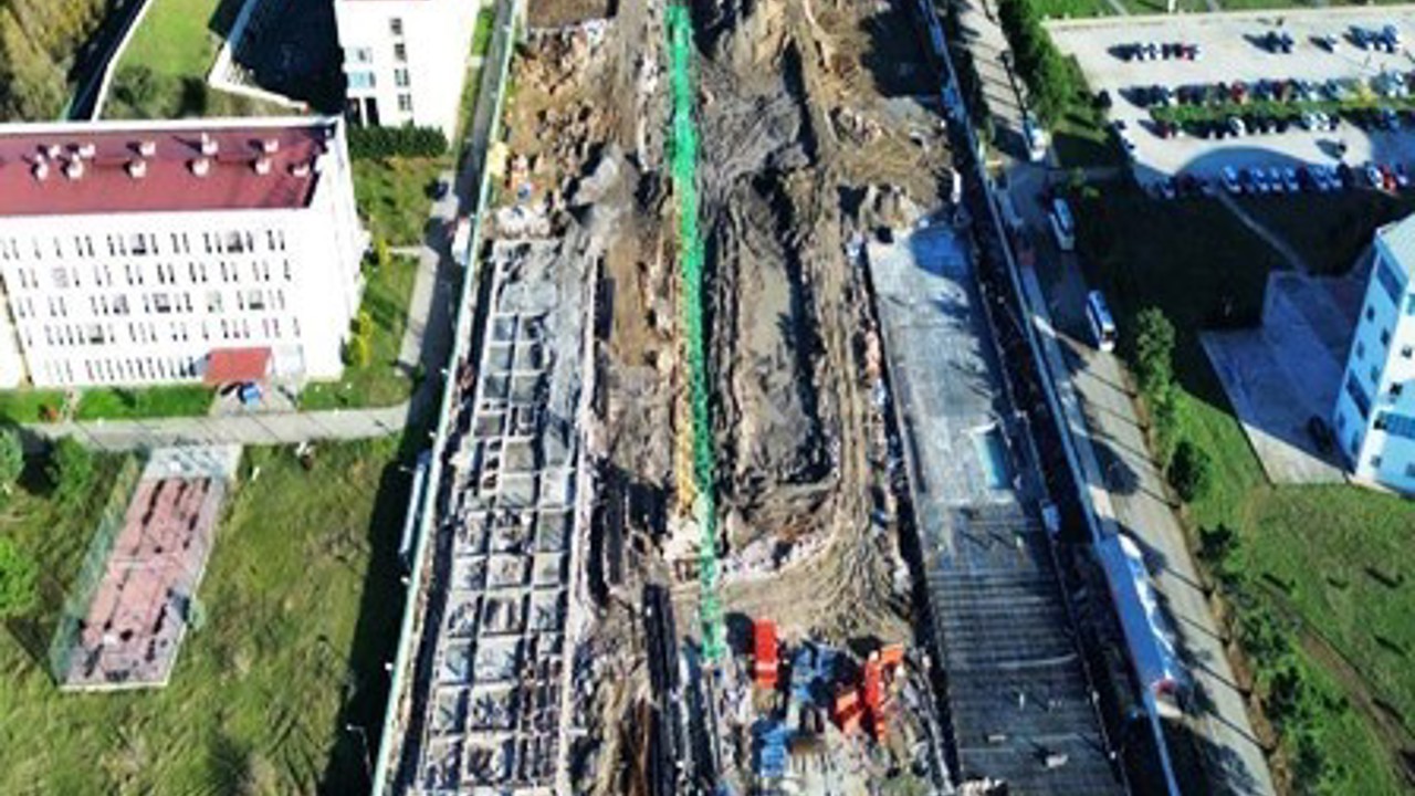 Samsun’da 2 bin kişilik öğrenci yurdunun inşaatı devam ediyor
