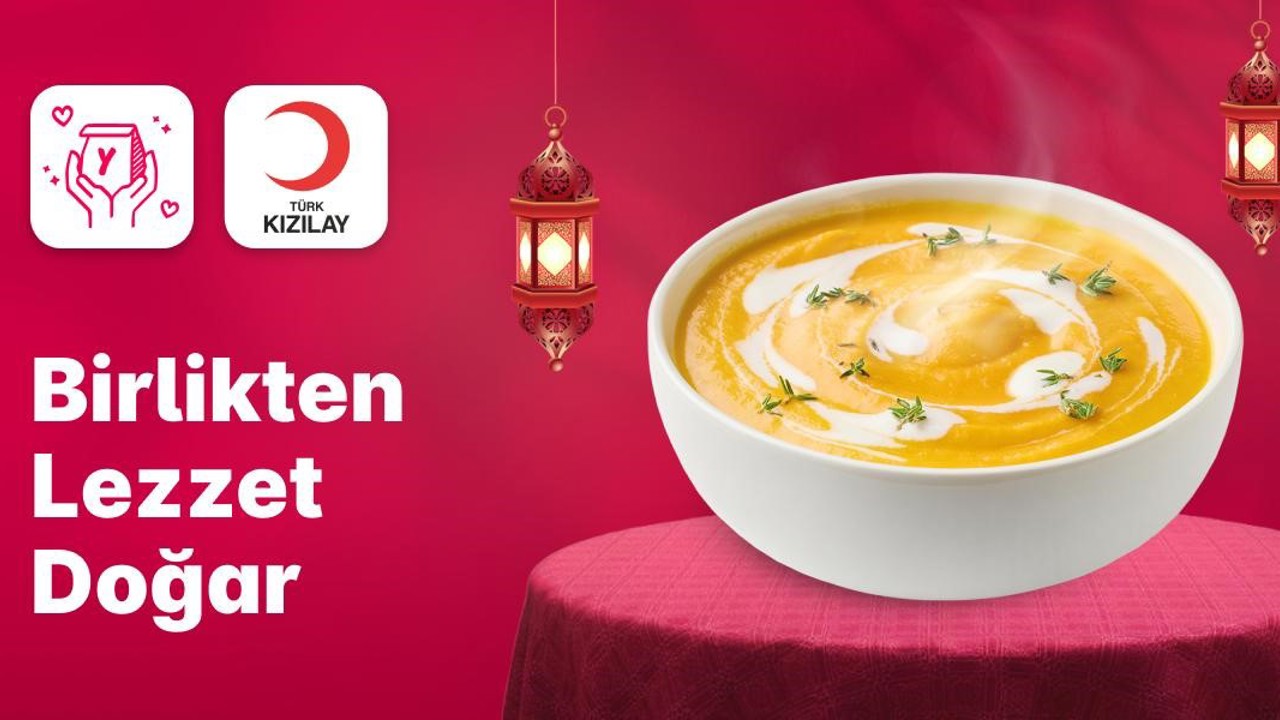 Yemeksepeti ve Kızılay’ın "Birlikten Lezzet Doğar" projesi devam ediyor
