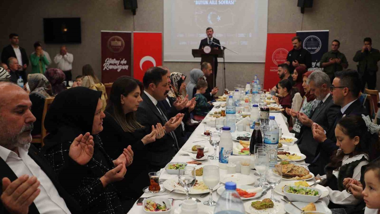 Hatay’da şahit aileleri ve gaziler iftar sofrasında buluştu
