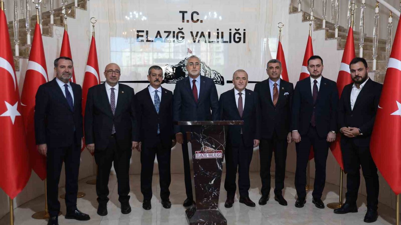 Bakan Vedat Işıkhan, Elazığ’da
