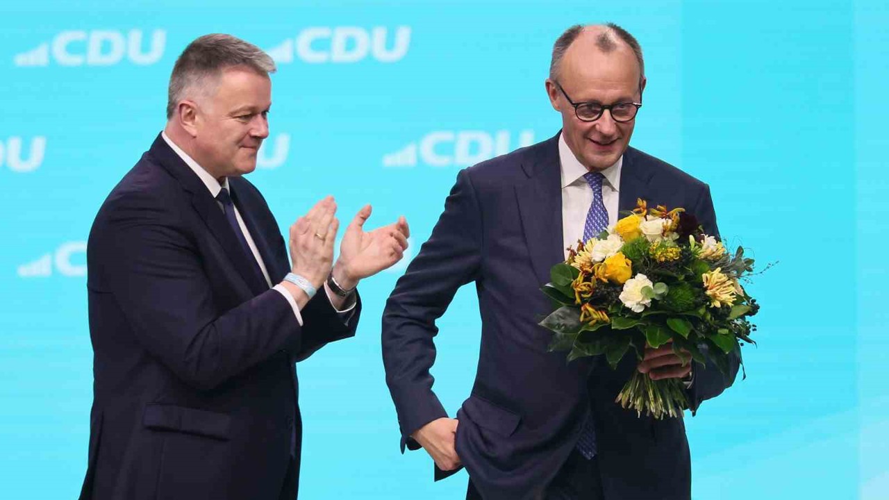 Almanya Başbakanı Merz, yüzde 91,17 oyla yeniden CDU partisi genel başkanı seçildi
