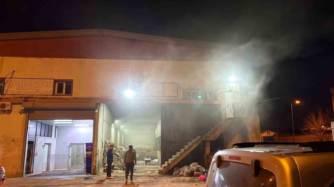 Kayseri’de hayvansal yan ürünler tesisinde yangın
