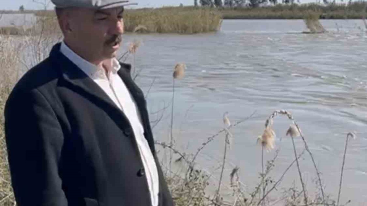 Seyhan Nehri taştı, Tarsus’ta bazı tarım arazileri sular altında kaldı
