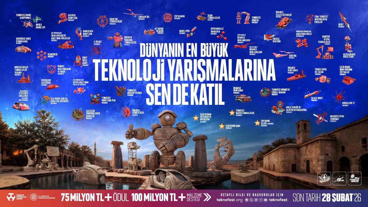 TEKNOFEST 2026 teknoloji yarışmalarına başvurular uzatıldı
