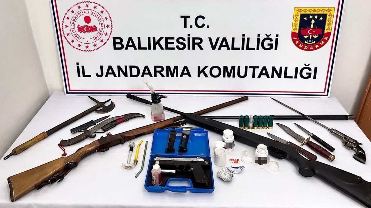 Balıkesir’de uyuşturucu operasyonu: 52 adrese eş zamanlı baskın
