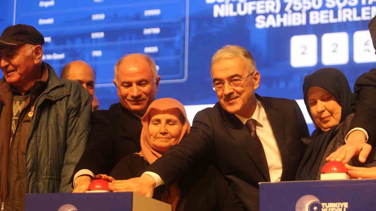 Bursa’da 17 bin 225 TOKİ konutunun hak sahipleri belirleniyor
