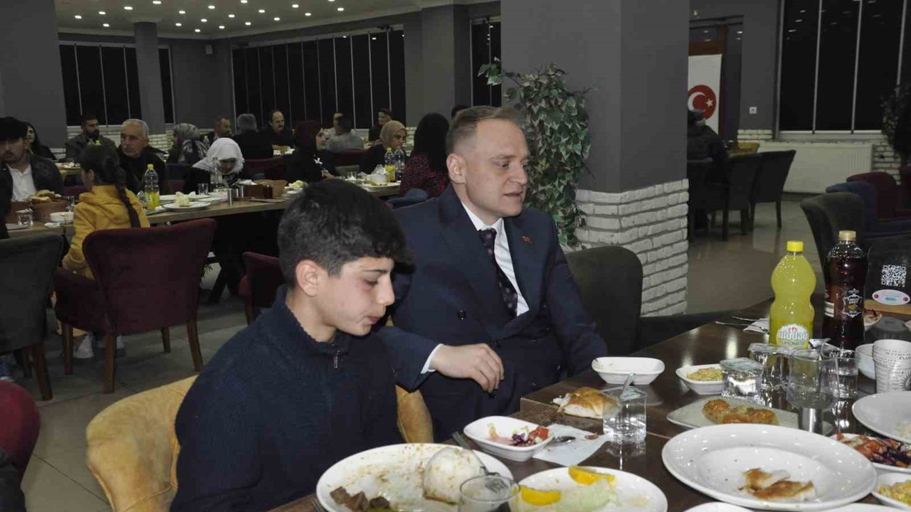 Kaymakam Koşansu şehit aileleri ve gazilerle iftarda buluştu
