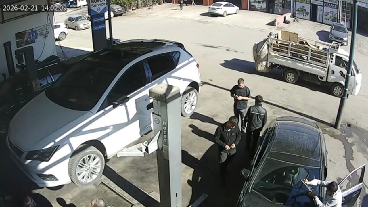 Batman’da kuruması için tamir atölyesinin önüne bırakılan parça çalındı
