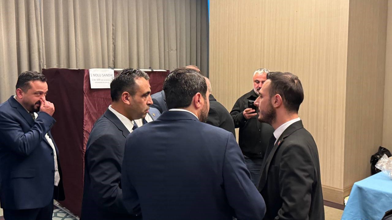 Zonguldak’ta şoförler odası seçimlerinde gergin anlar
