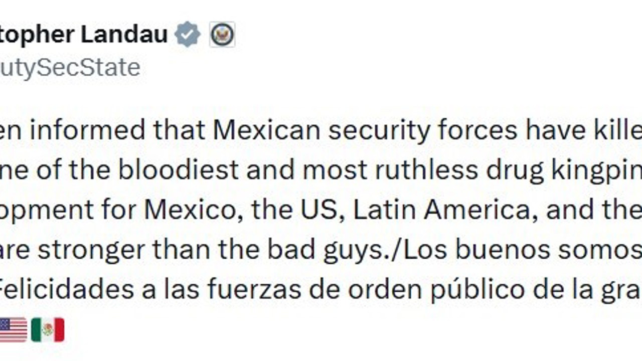 ABD’den Meksika’daki kartel operasyonu hakkında açıklama: "El Mencho’nun öldürülmesi harika bir gelişme"
