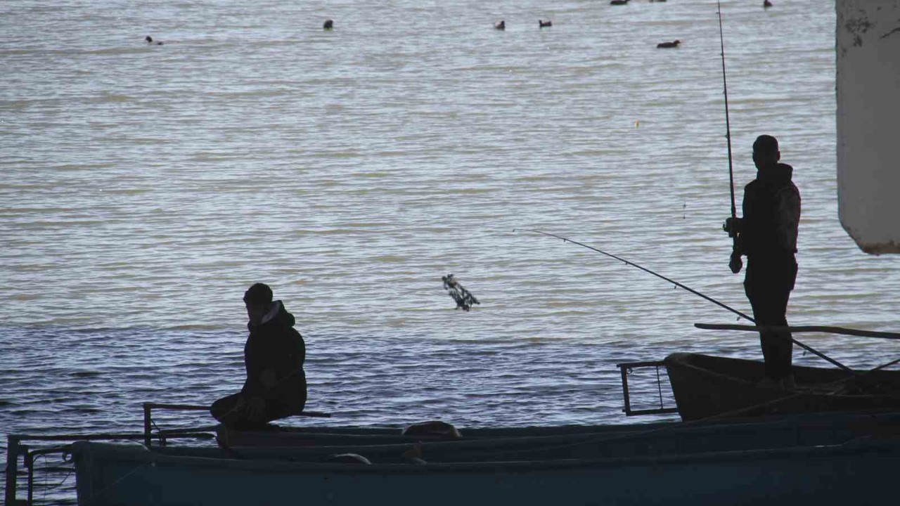 Beyşehir Gölü hafif canlandı, oltalar yeniden tatlı sulara bırakıldı
