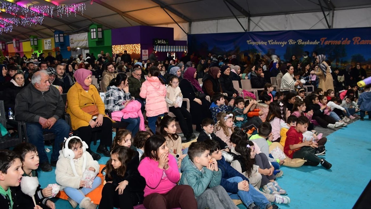 Ramazan coşkusu Terme’de sahneye taşındı
