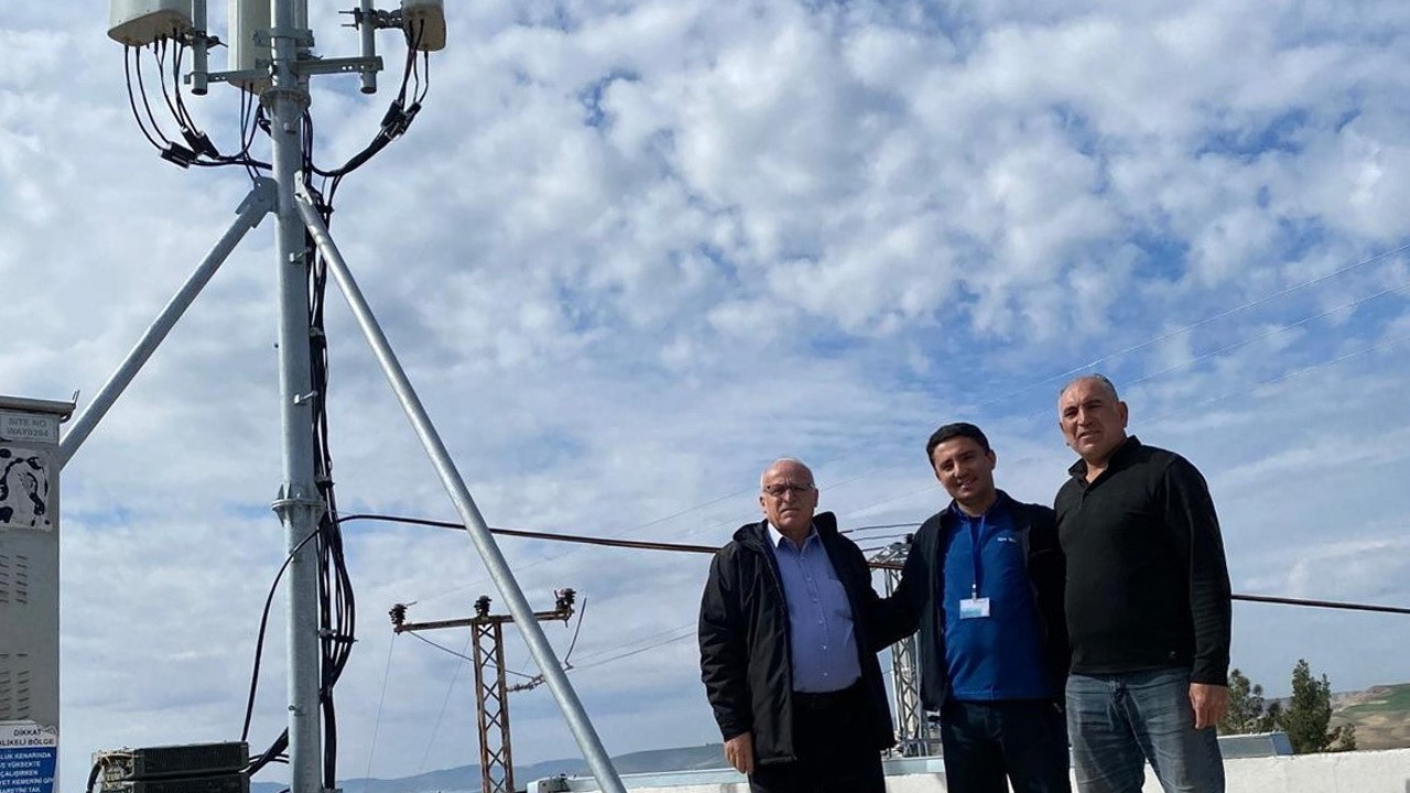 Adıyaman’da Kırmacık köyüne baz istasyonu kuruldu
