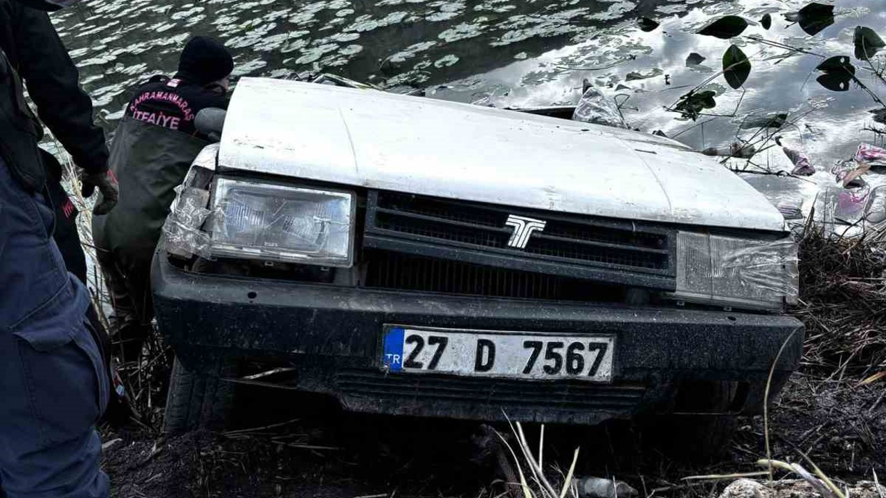 Kahramanmaraş’ta gölete düşen otomobil sürücüsü hayatını kaybetti
