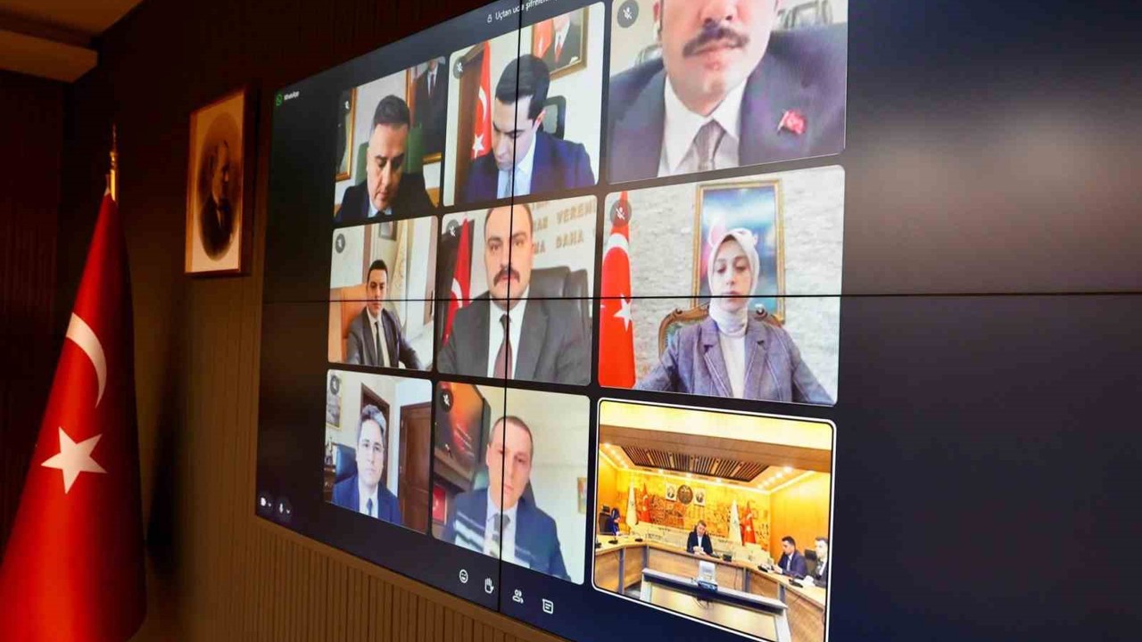 Vali Aydoğdu Başkanlığında koordinasyon toplantısı düzenlendi
