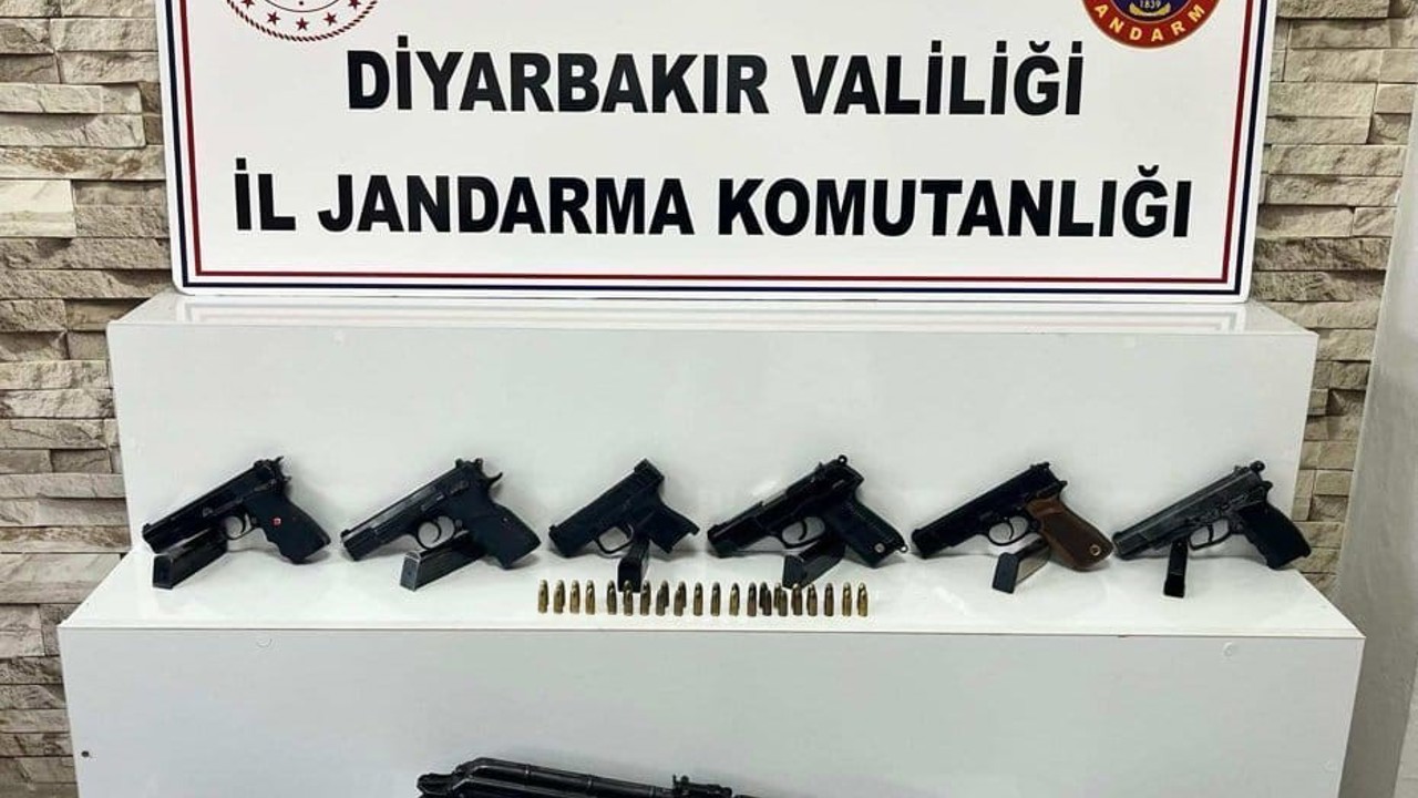 Diyarbakır’da kaçak silah operasyonu
