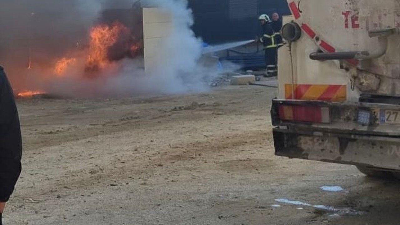 Jeneratör alevlere teslim oldu
