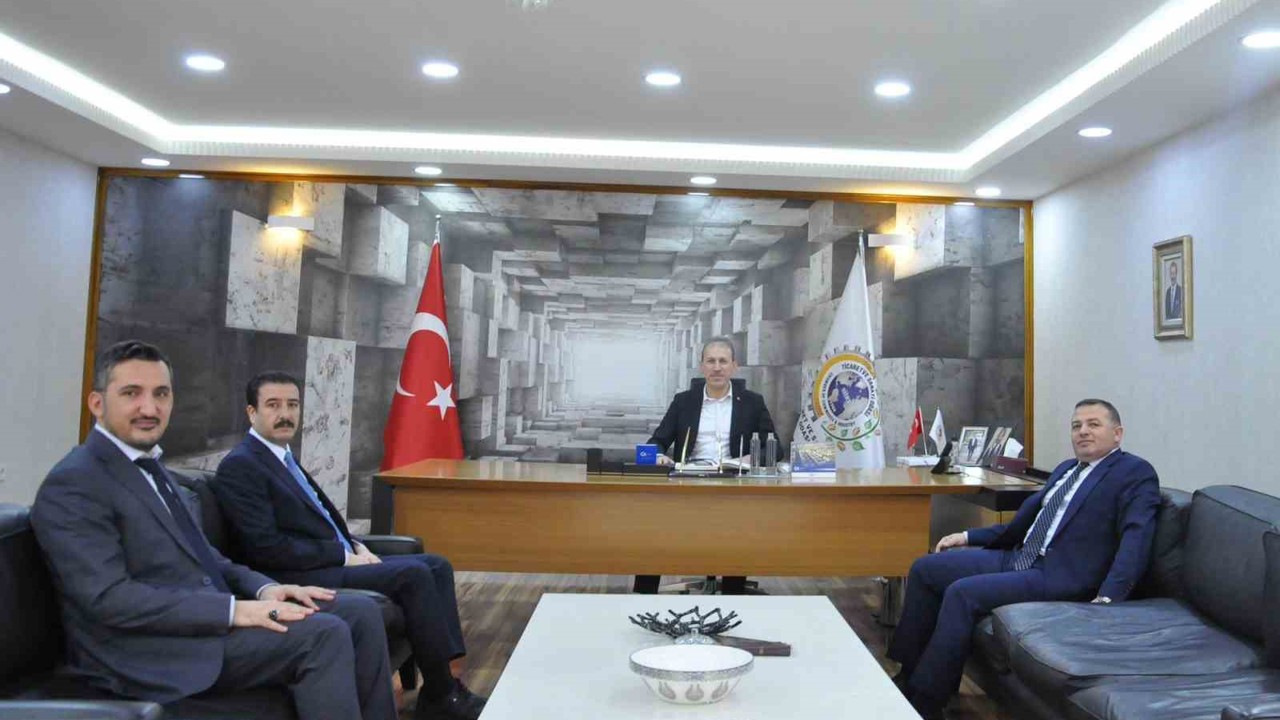 Siirt TSO defterdarlık heyetini kabul etti
