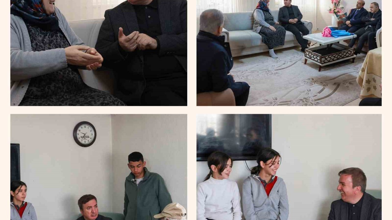 Vali Aydoğdu’dan hane ziyaretleri
