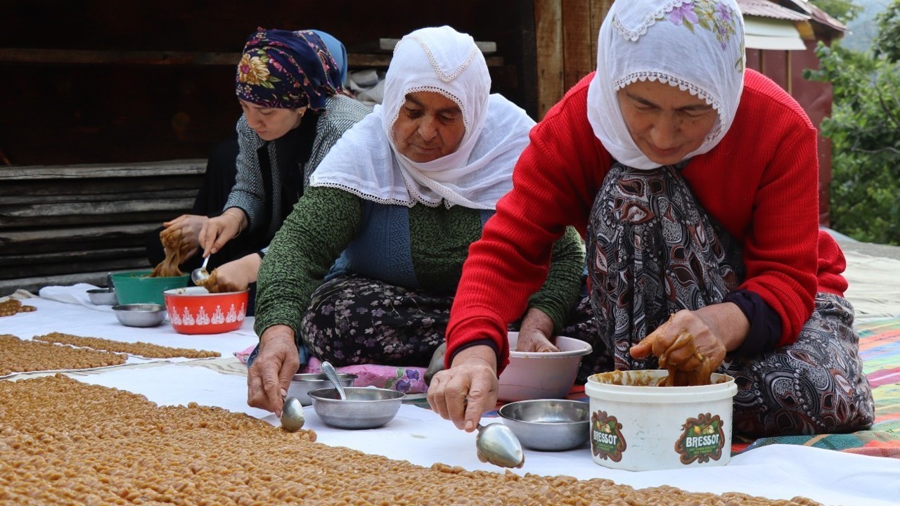 Köyde  üretilen keş adeta bir  enerji deposu
