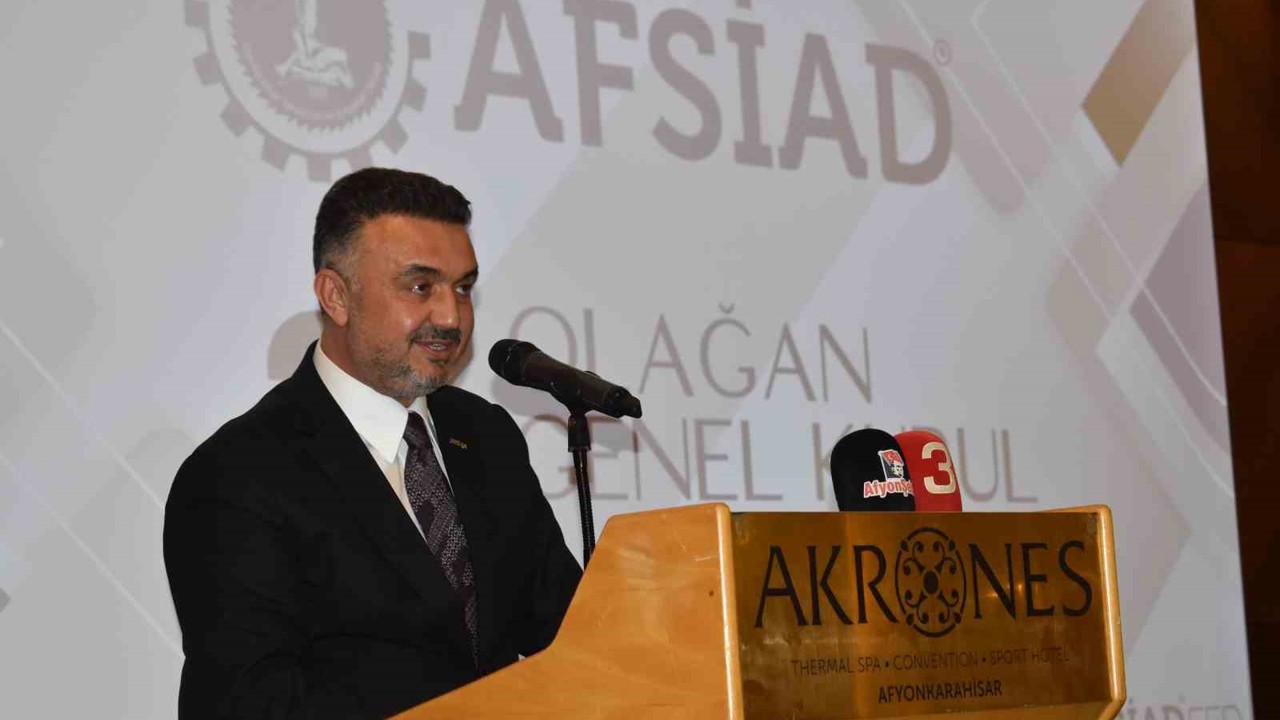 Başkan Sayın’dan Afyonkarahisar için yeni Organize Sanayi Bölgesi müjdesi
